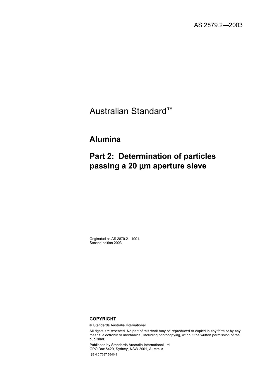 AS 2879.2-2003 pdf