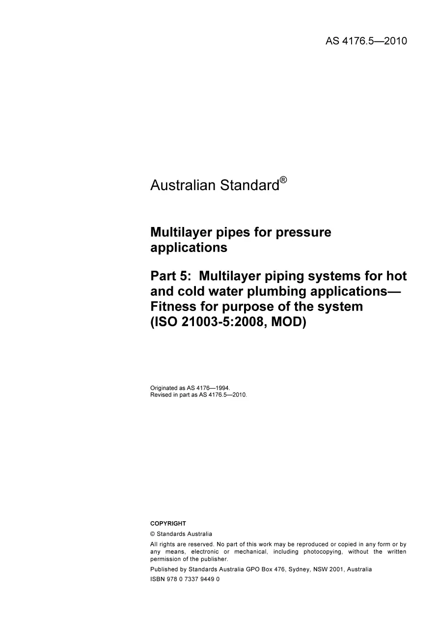AS 4176.5-2010 AS 4176.5-2010 pdf