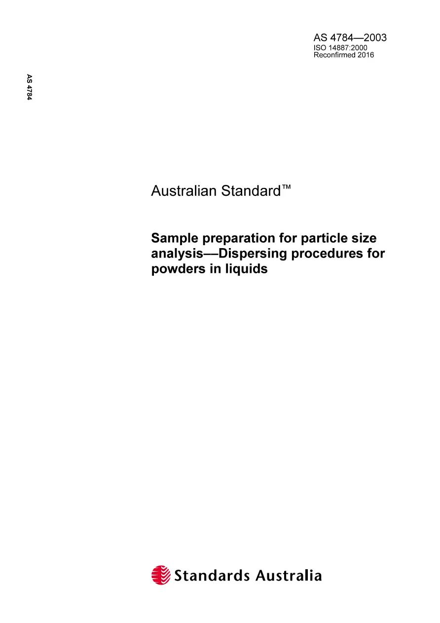 AS 4784-2003 pdf