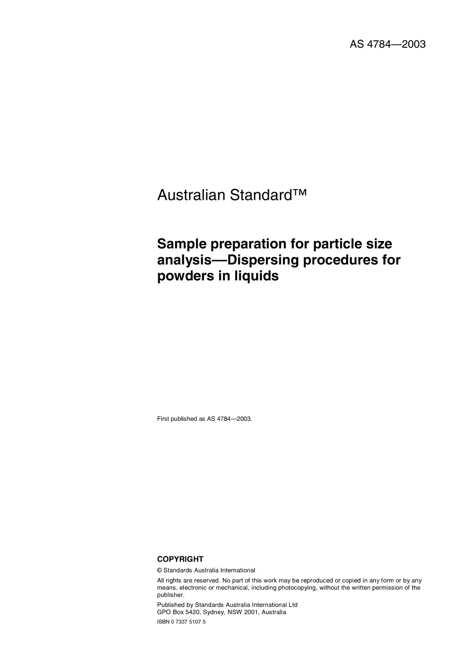 AS 4784-2003 pdf