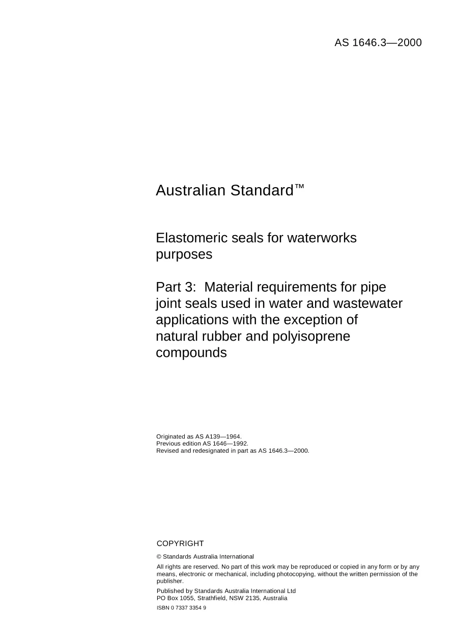 AS 1646.3-2000 pdf