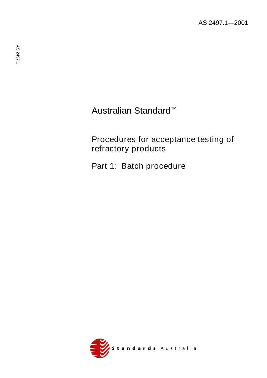 AS 2497.1-2001 AS 2497.1-2001 pdf