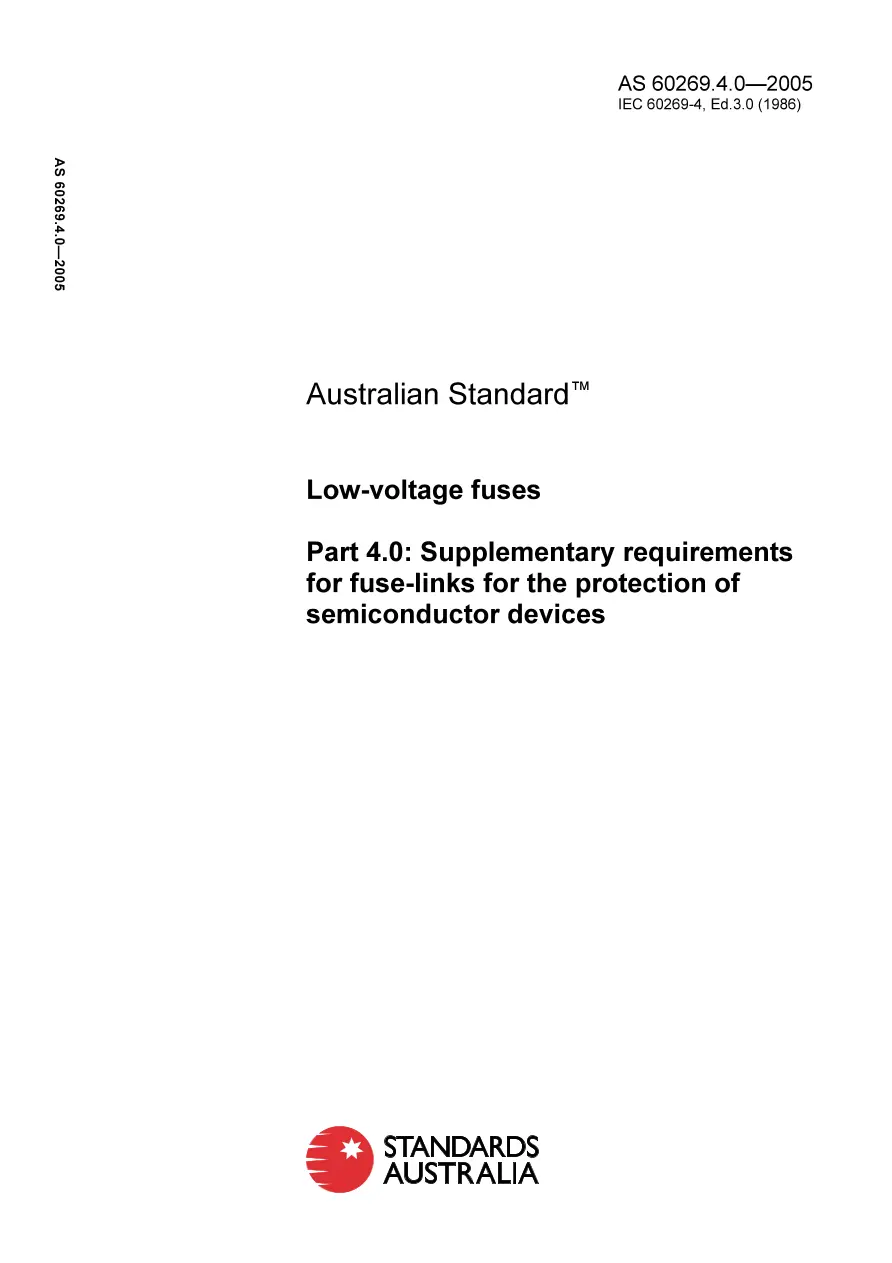 AS 60269.4.0-2005 AS 60269.4.0-2005 pdf