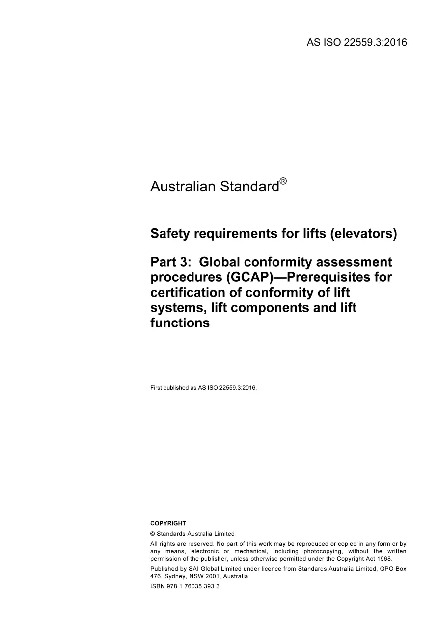 AS ISO 22559.3:2016 AS ISO 22559.3:2016 pdf