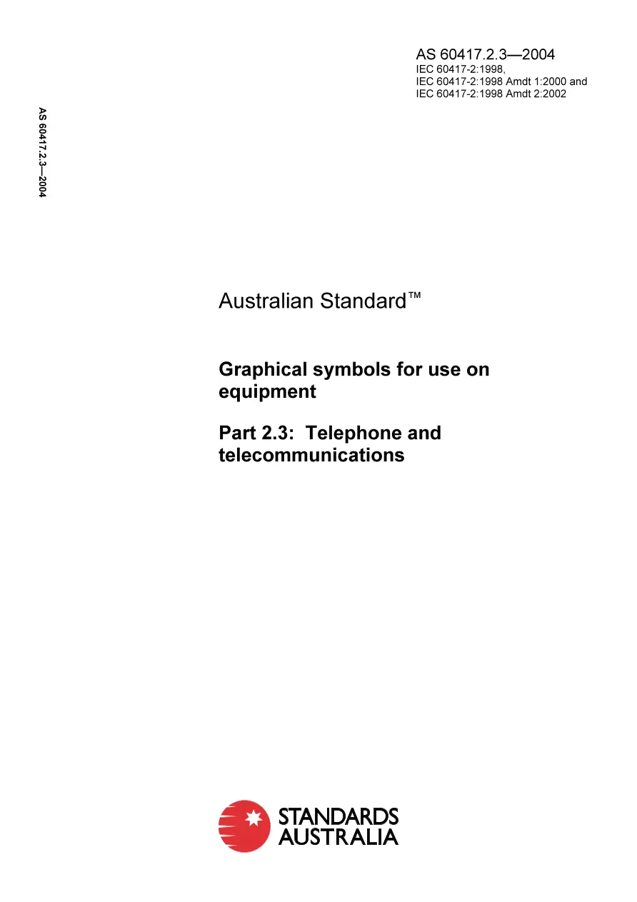 AS 60417.2.3-2004 AS 60417.2.3-2004 pdf