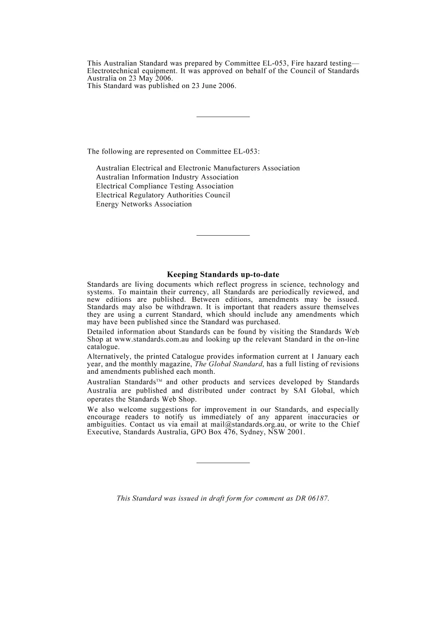AS 60695.7.3-2006 pdf