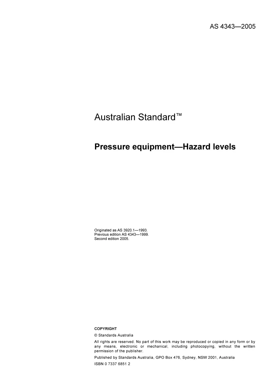 AS 4343-2005 AS 4343-2005 pdf