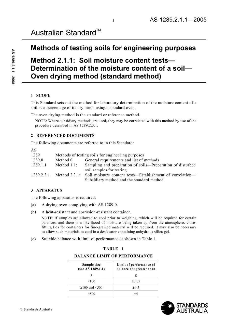AS 1289.2.1.1-2005 AS 1289.2.1.1-2005 pdf
