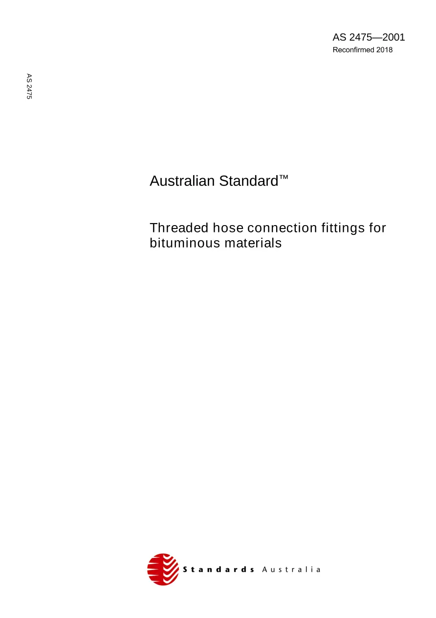 AS 2475-2001 AS 2475-2001 pdf