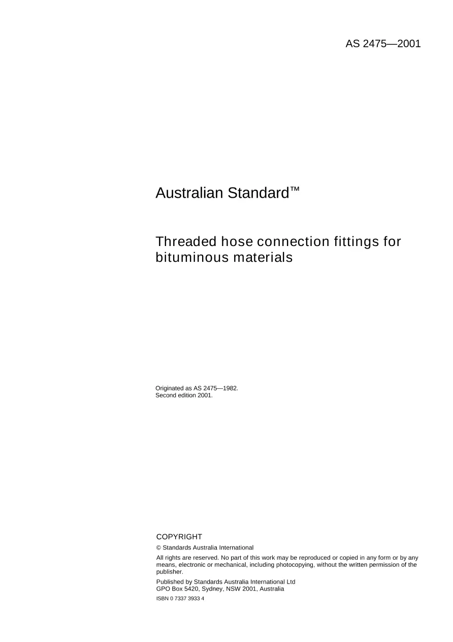 AS 2475-2001 AS 2475-2001 pdf