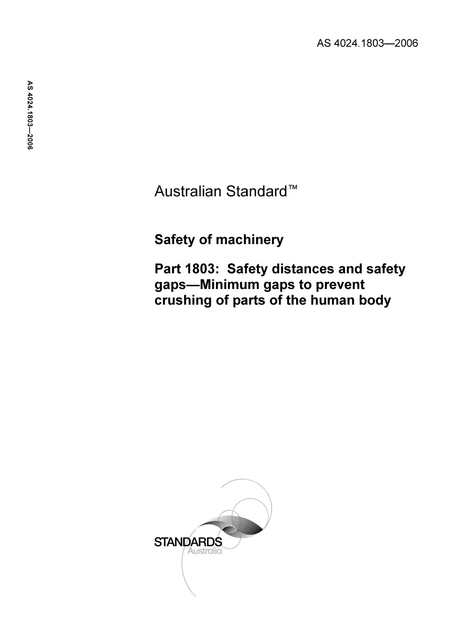 AS 4024.1803-2006 AS 4024.1803-2006 pdf