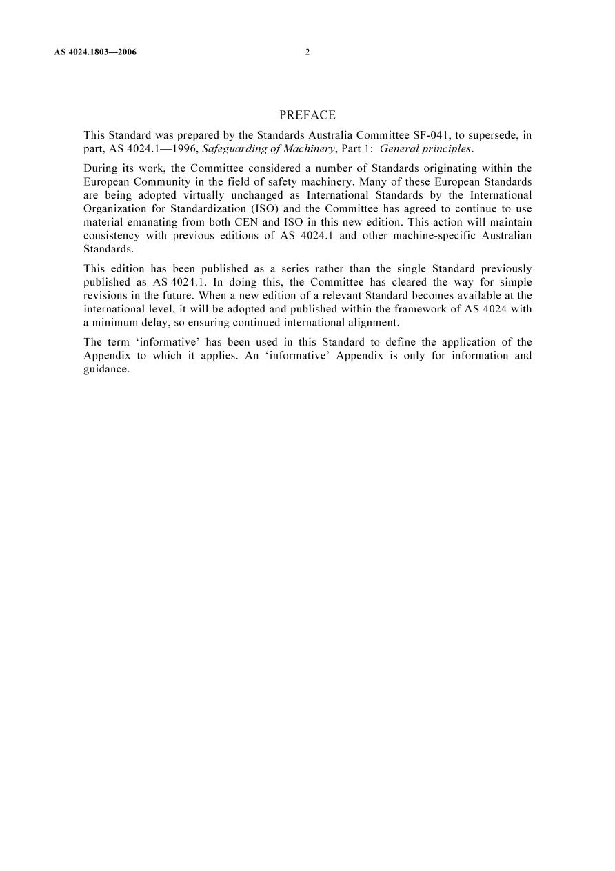 AS 4024.1803-2006 AS 4024.1803-2006 pdf