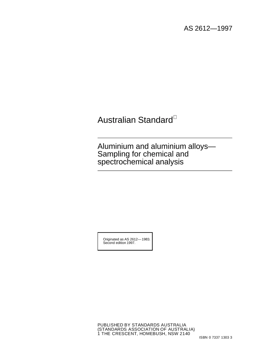 AS 2612-1997 AS 2612-1997 pdf