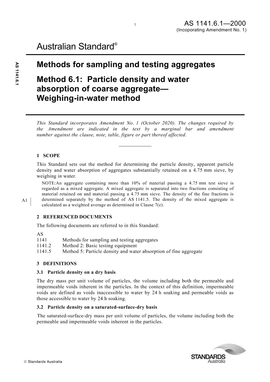 AS 1141.6.1-2000 AS 1141.6.1-2000 pdf