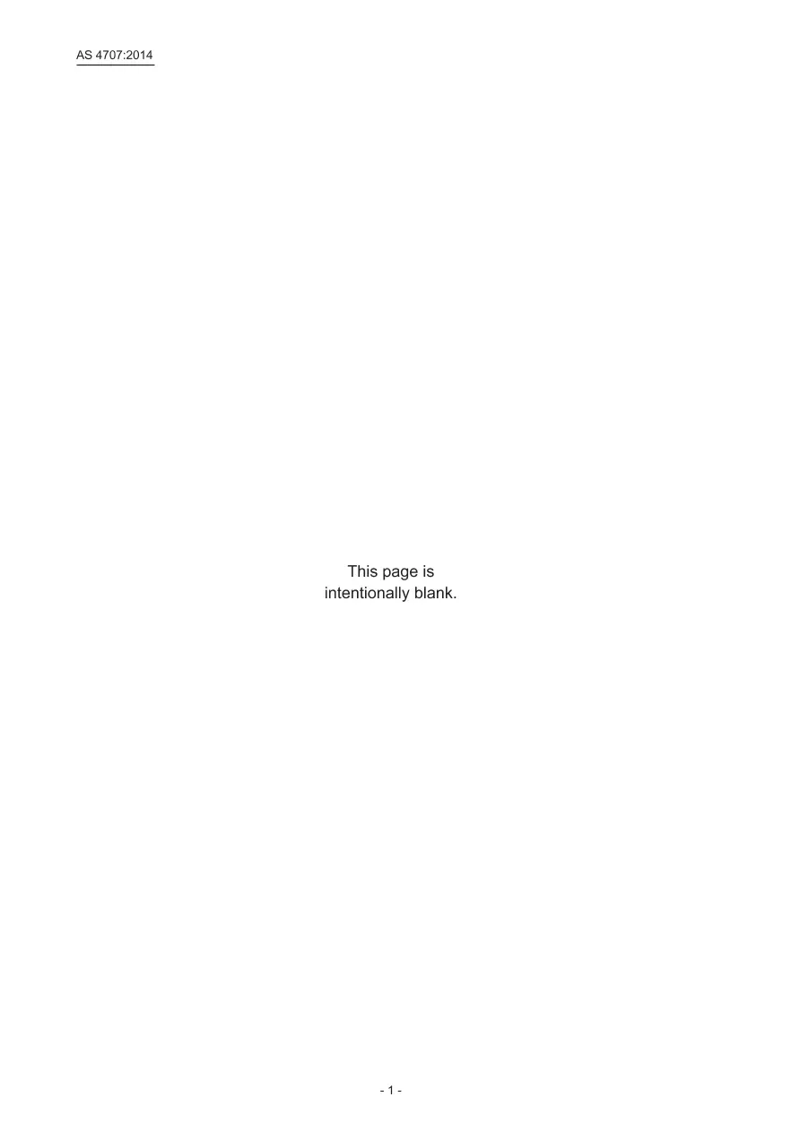 AS 4707:2014 pdf