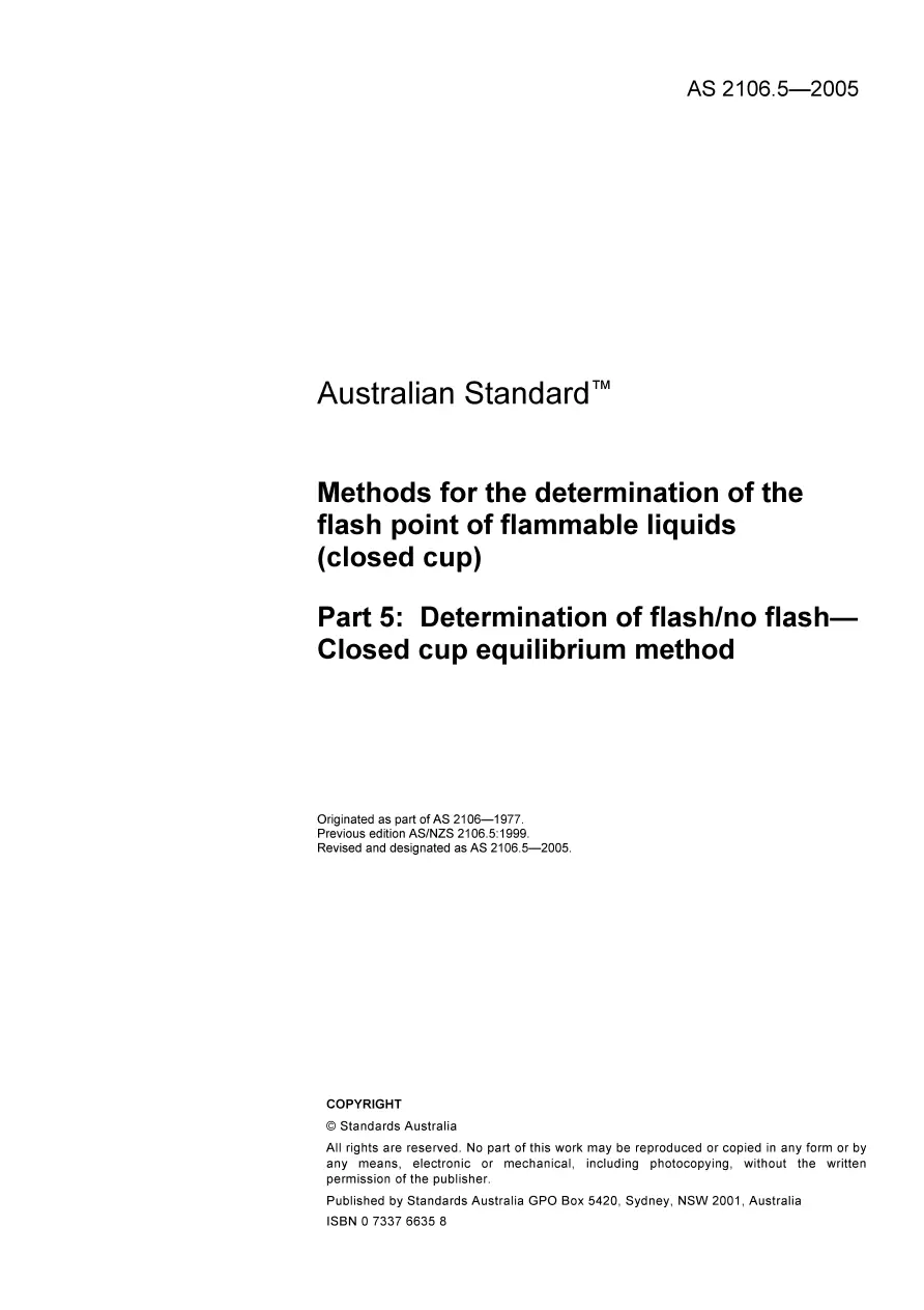 AS 2106.5-2005 pdf