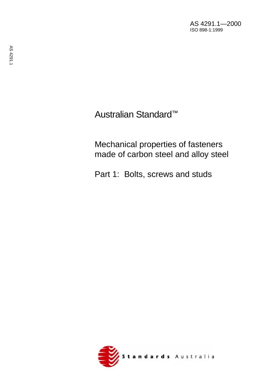 AS 4291.1-2000 AS 4291.1-2000 pdf