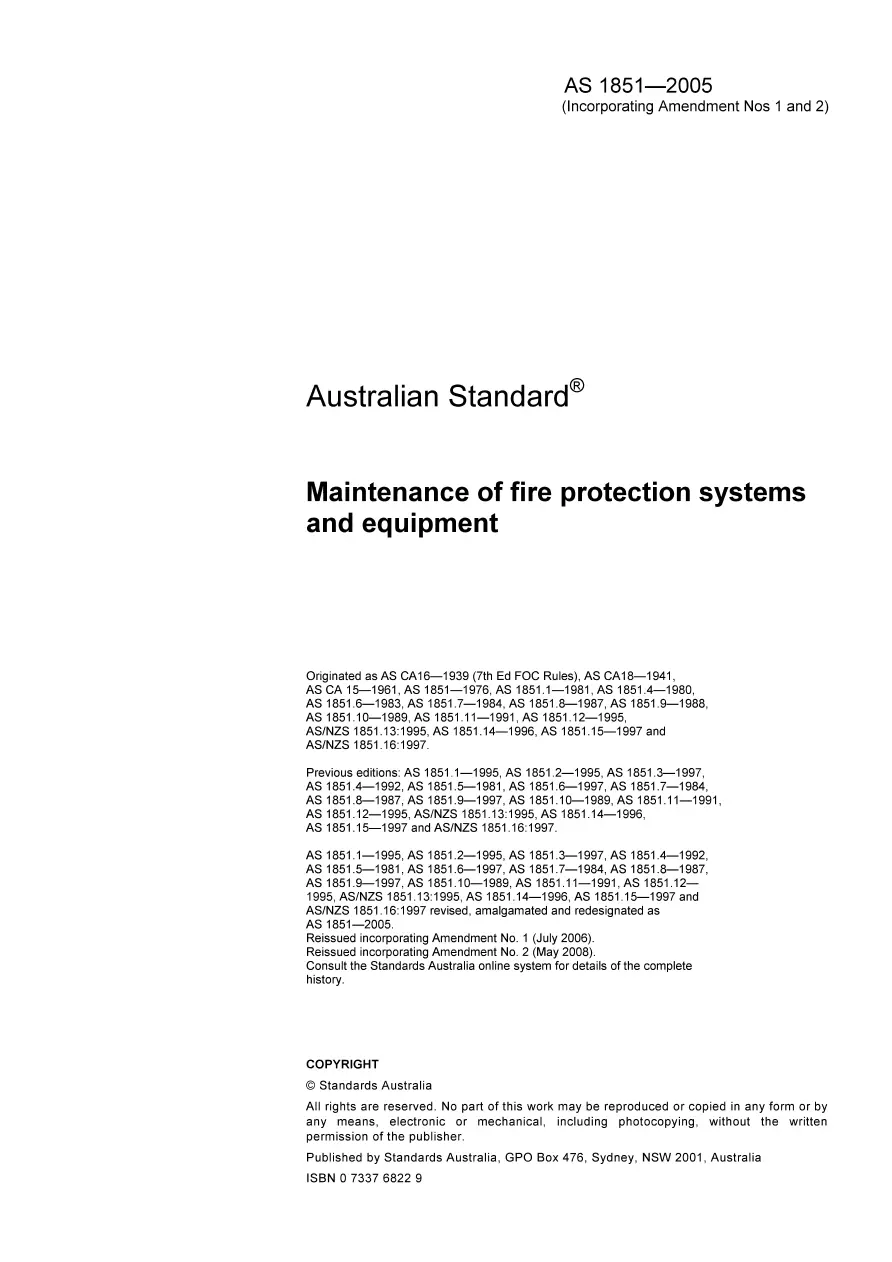 AS 1851-2005 AS 1851-2005 pdf