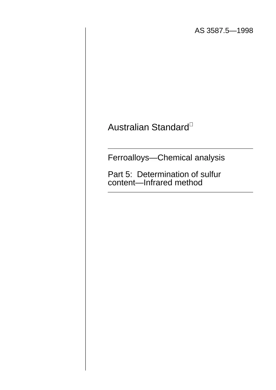 AS 3587.5-1998 AS 3587.5-1998 pdf
