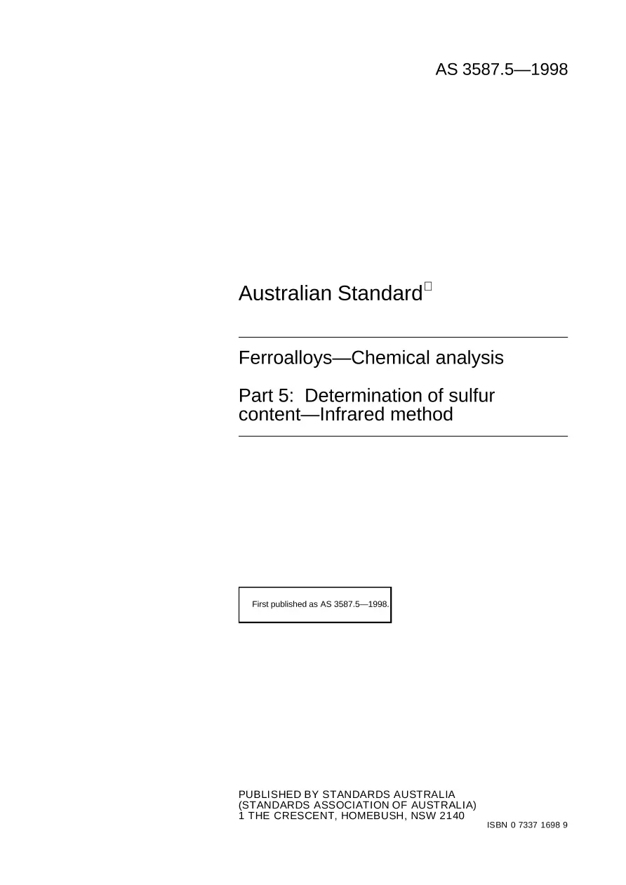 AS 3587.5-1998 AS 3587.5-1998 pdf
