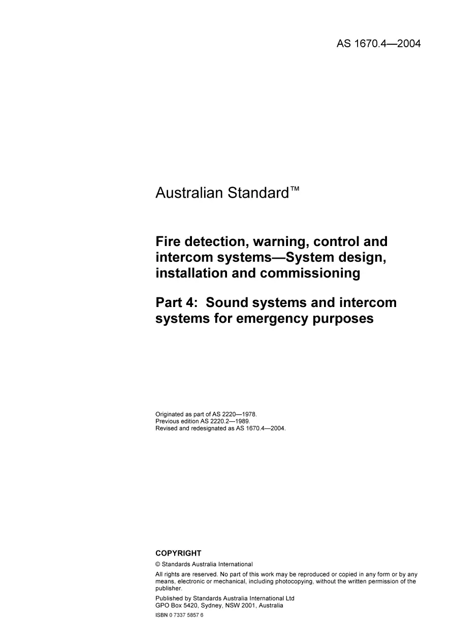 AS 1670.4-2004 AS 1670.4-2004 pdf