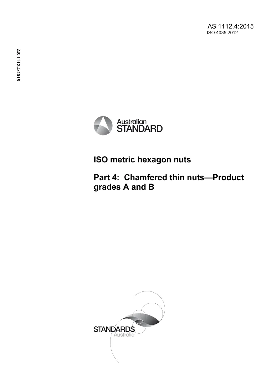 AS 1112.4:2015 AS 1112.4:2015 pdf