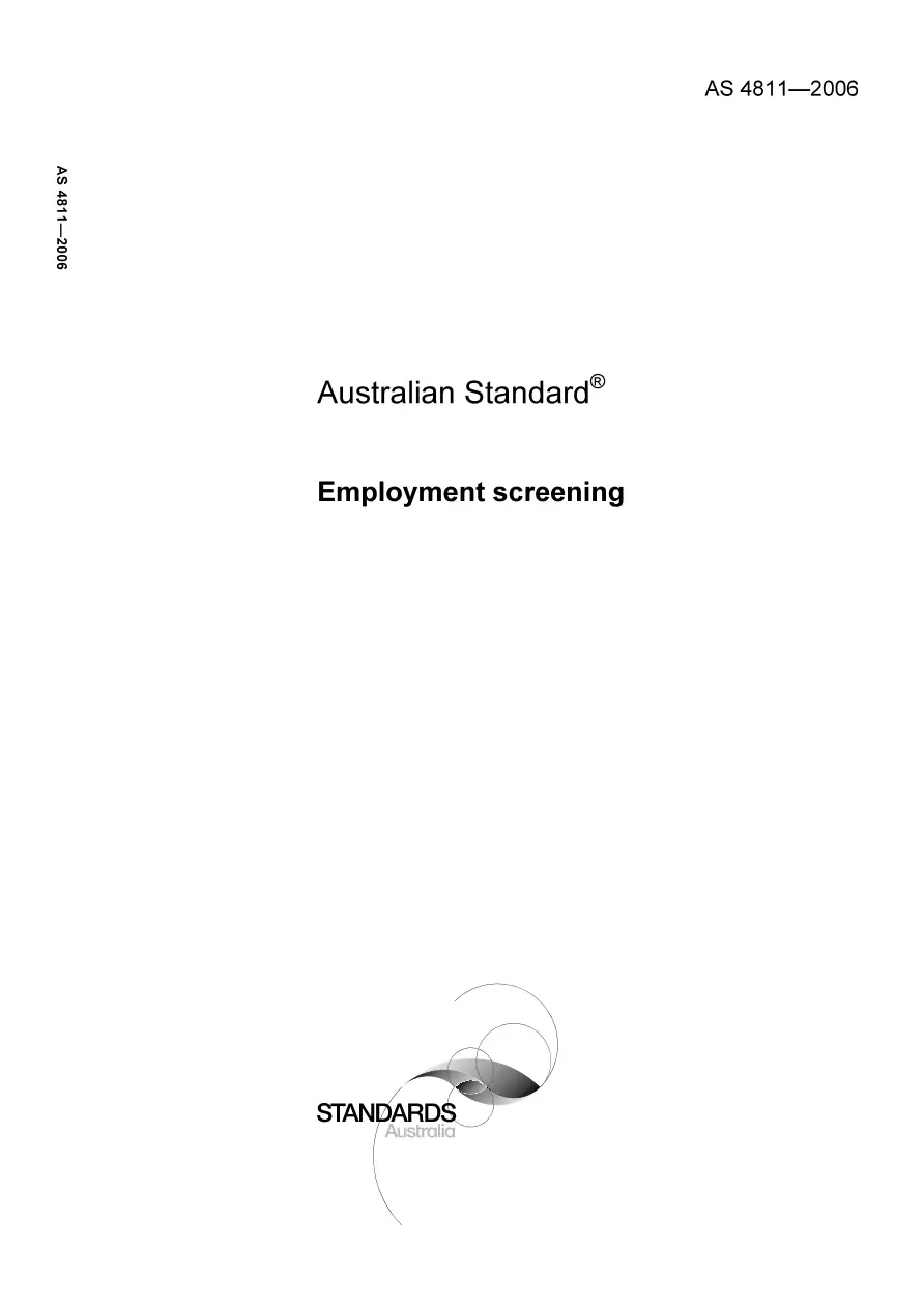 AS 4811-2006 AS 4811-2006 pdf