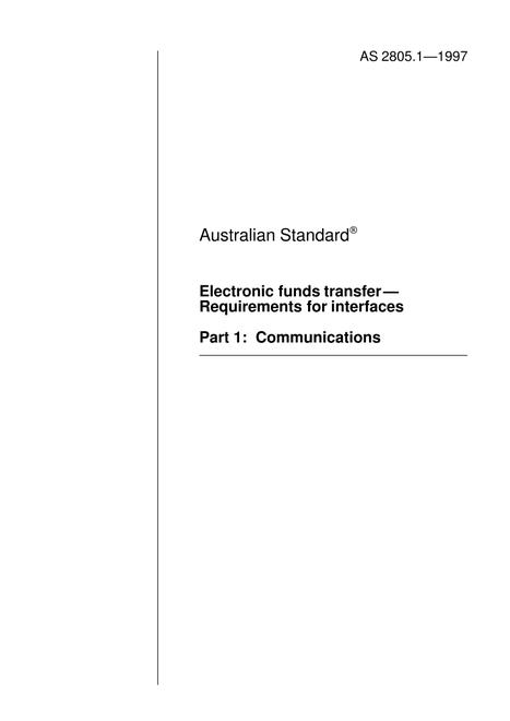 AS 2805.1-1997 AS 2805.1-1997 pdf
