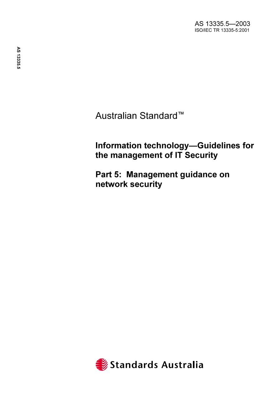 AS 13335.5-2003 pdf