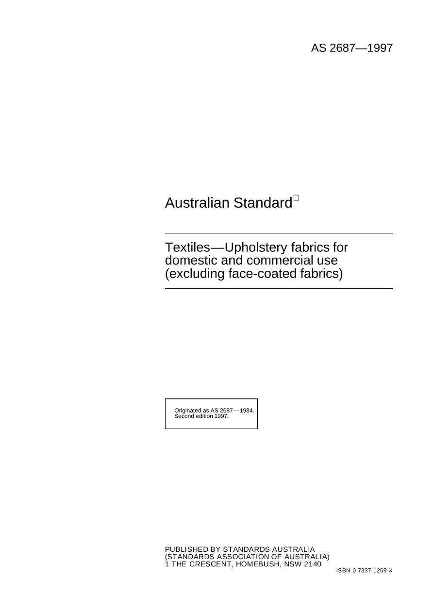 AS 2687-1997 AS 2687-1997 pdf