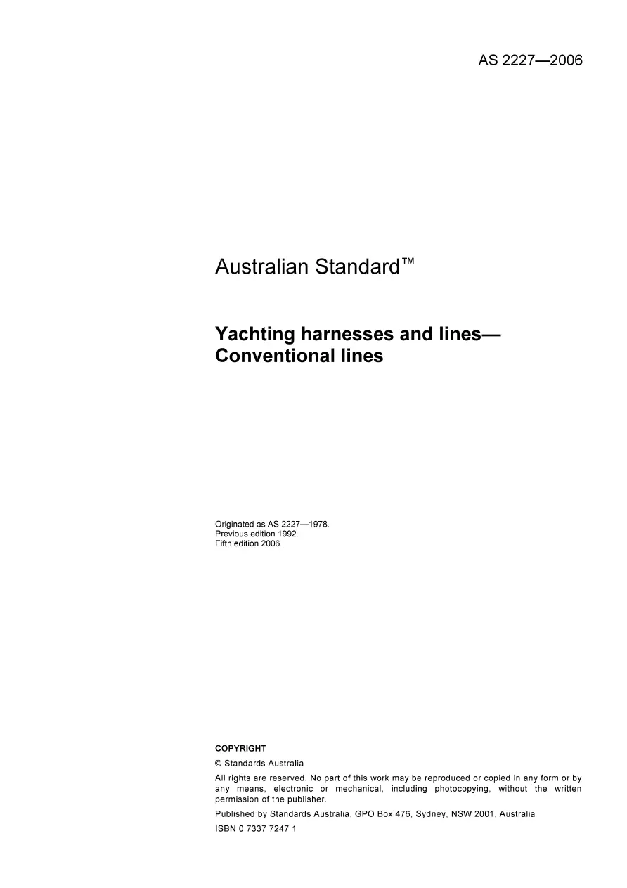 AS 2227-2006 AS 2227-2006 pdf