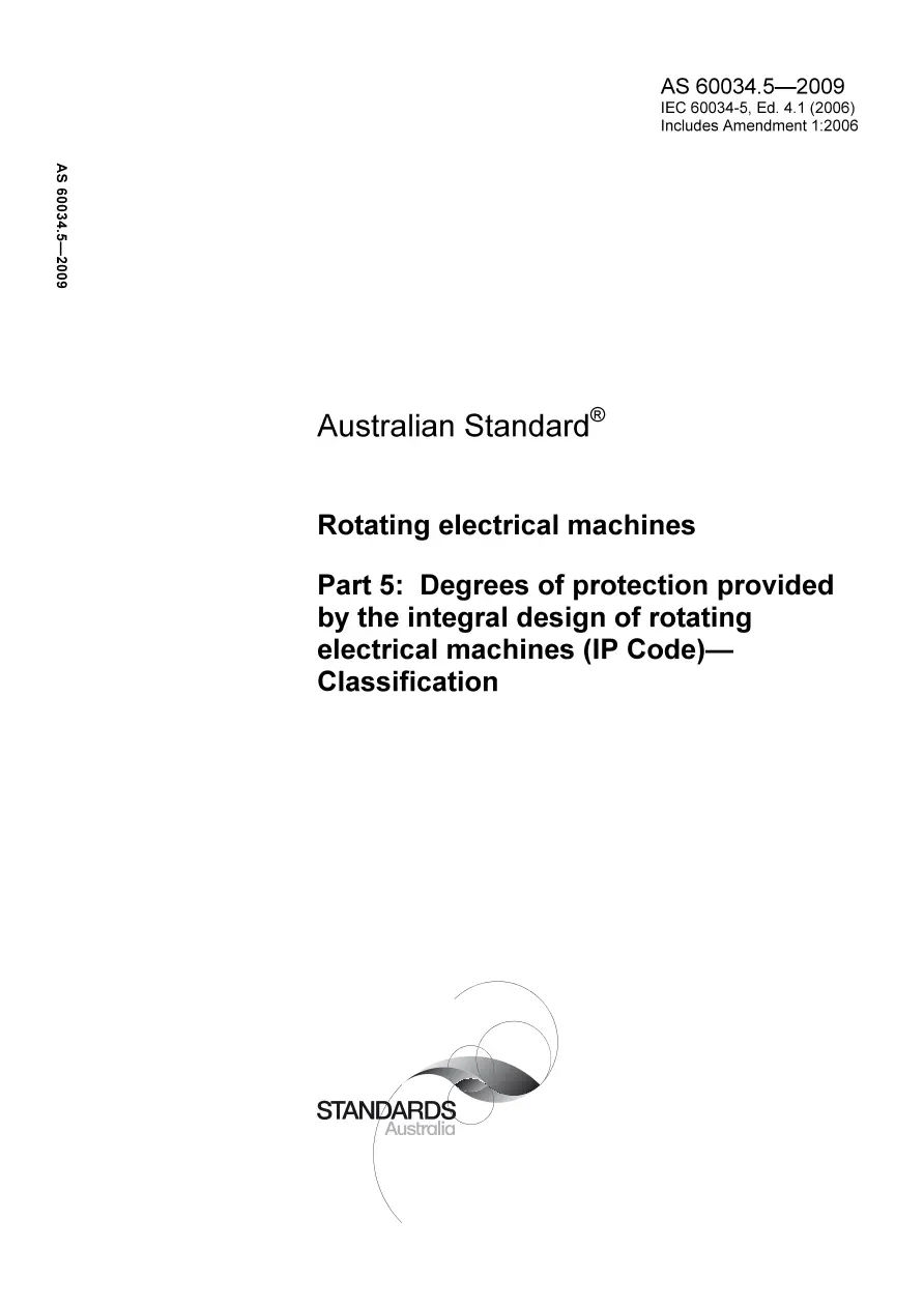AS 60034.5-2009 AS 60034.5-2009 pdf