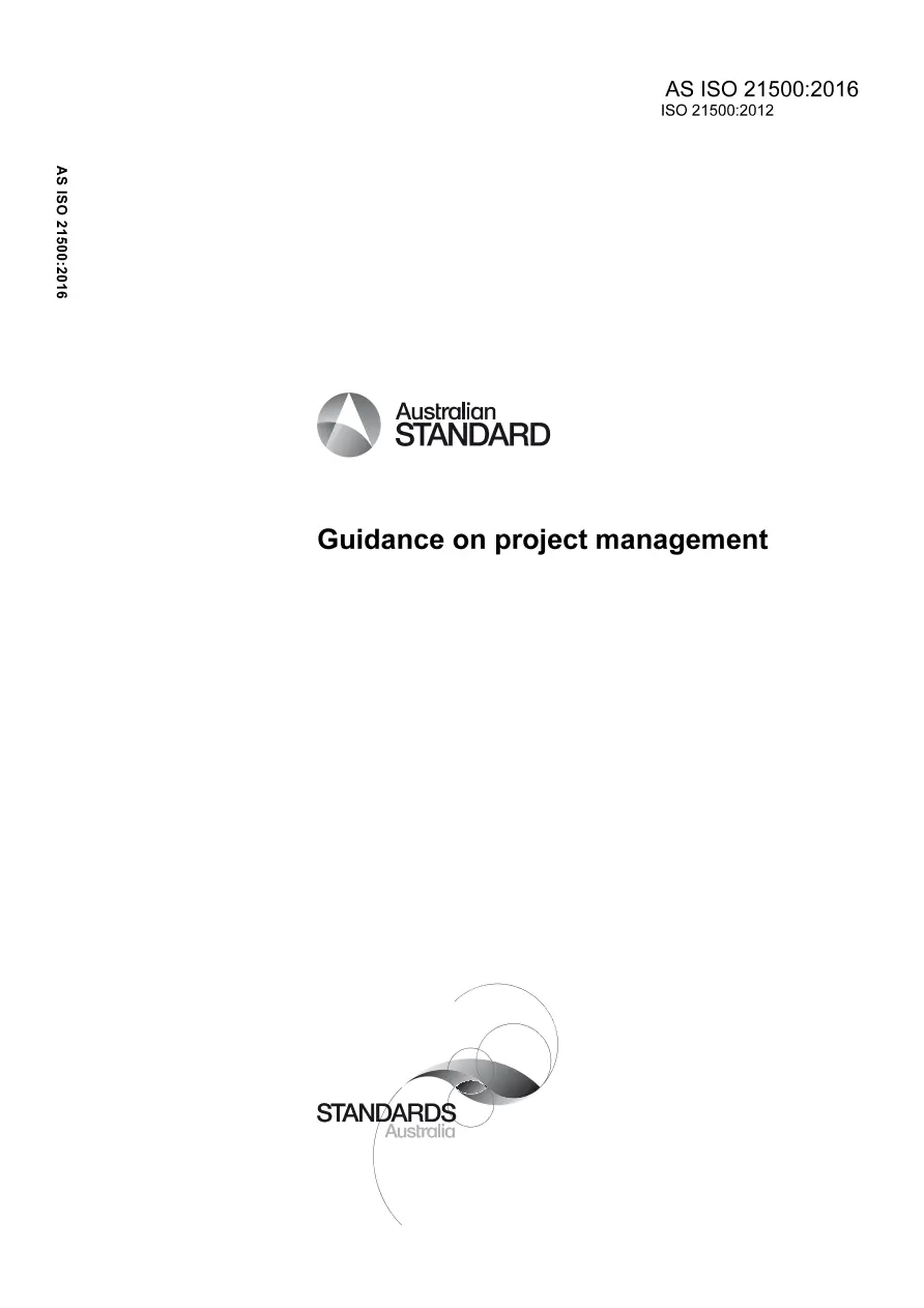 AS ISO 21500:2016 AS ISO 21500:2016 pdf