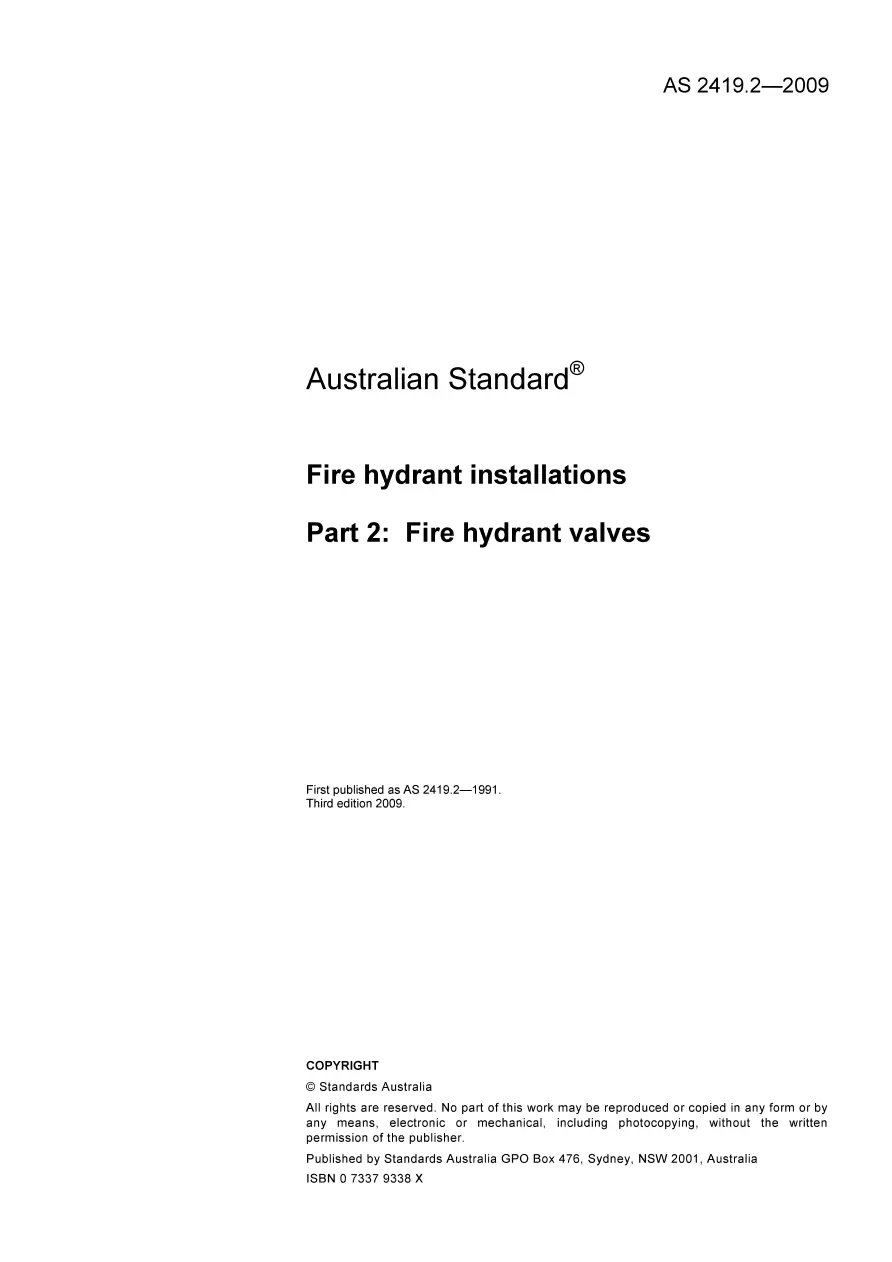 AS 2419.2-2009 AS 2419.2-2009 pdf