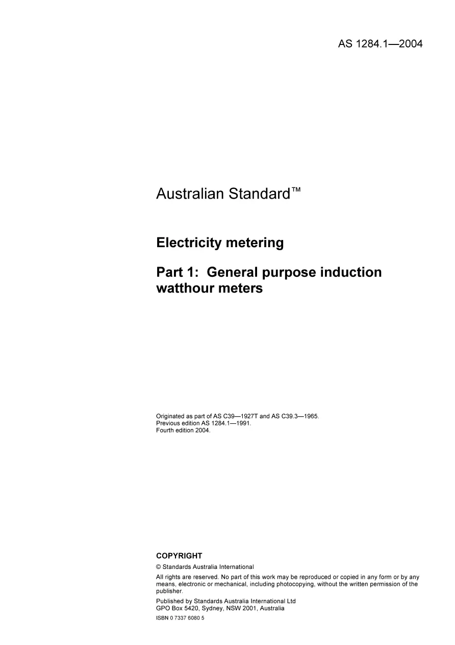 AS 1284.1-2004 AS 1284.1-2004 pdf