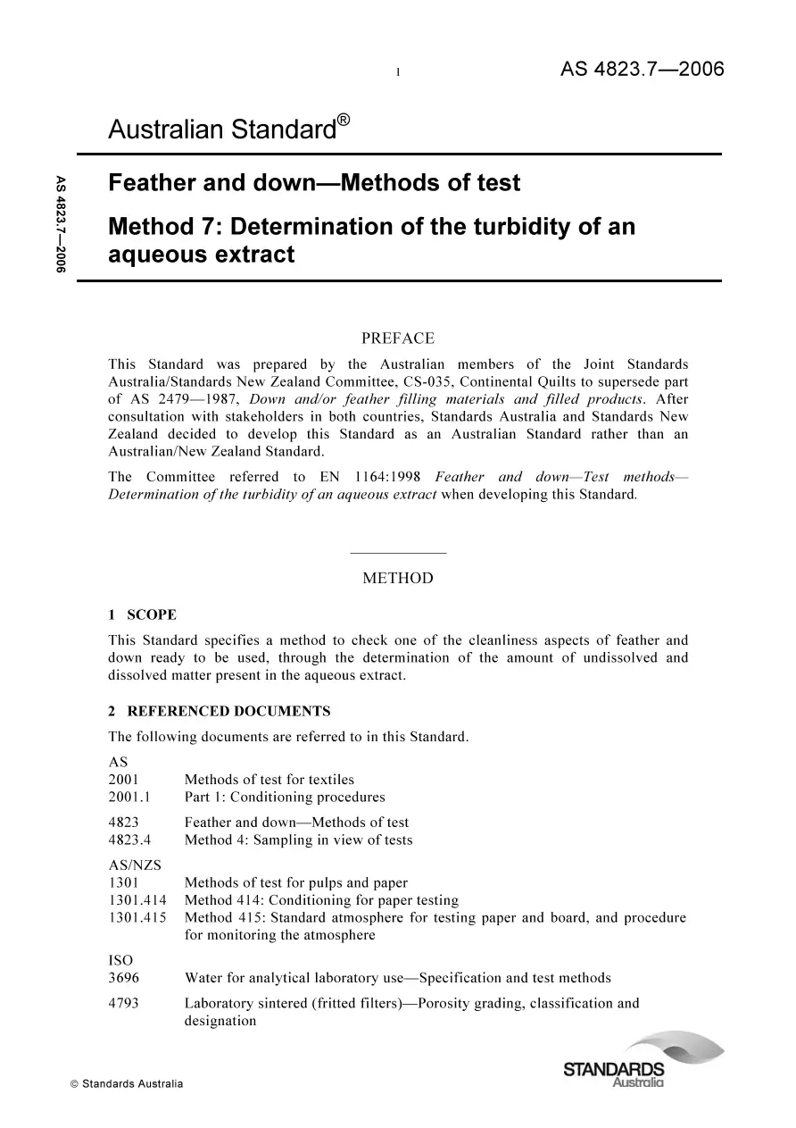 AS 4823.7-2006 pdf