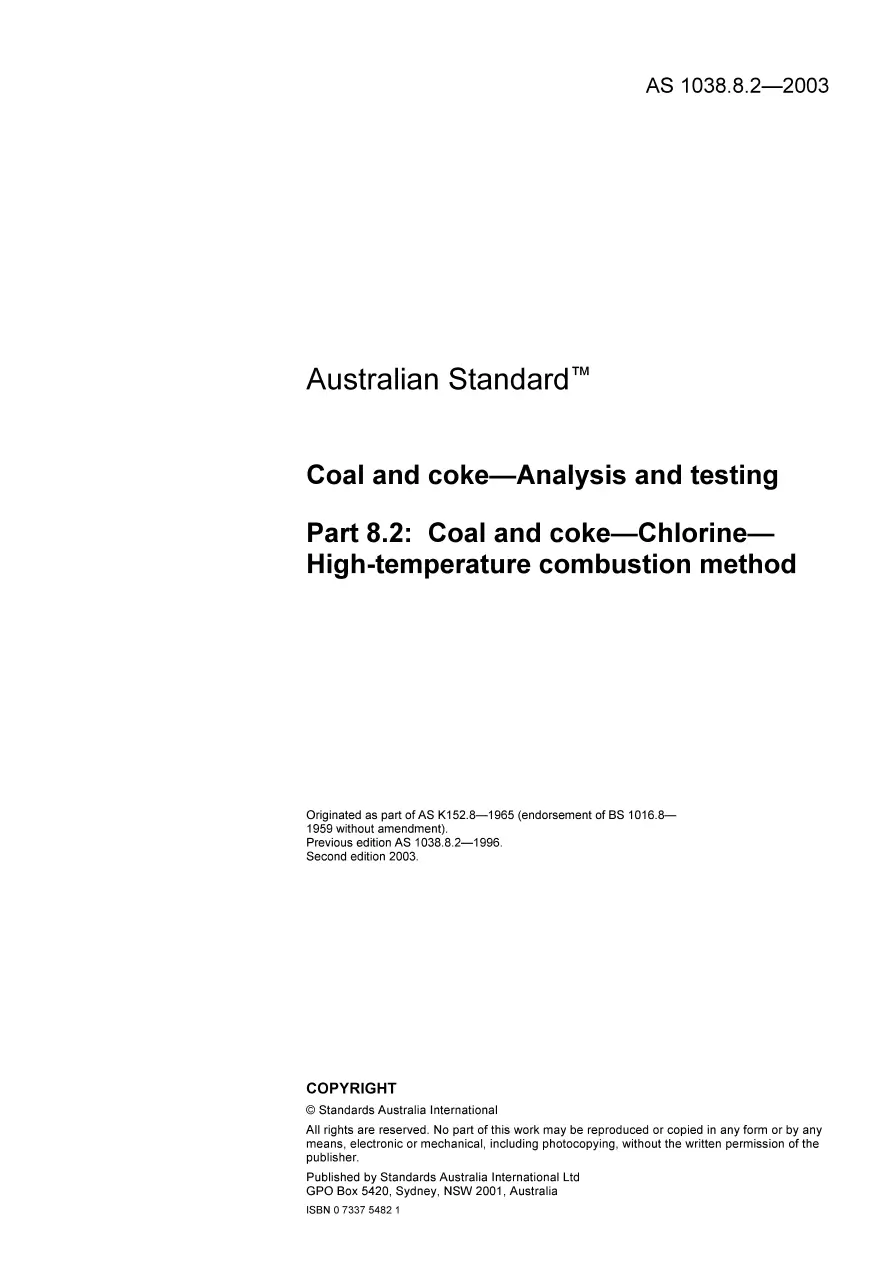 AS 1038.8.2-2003 AS 1038.8.2-2003 pdf