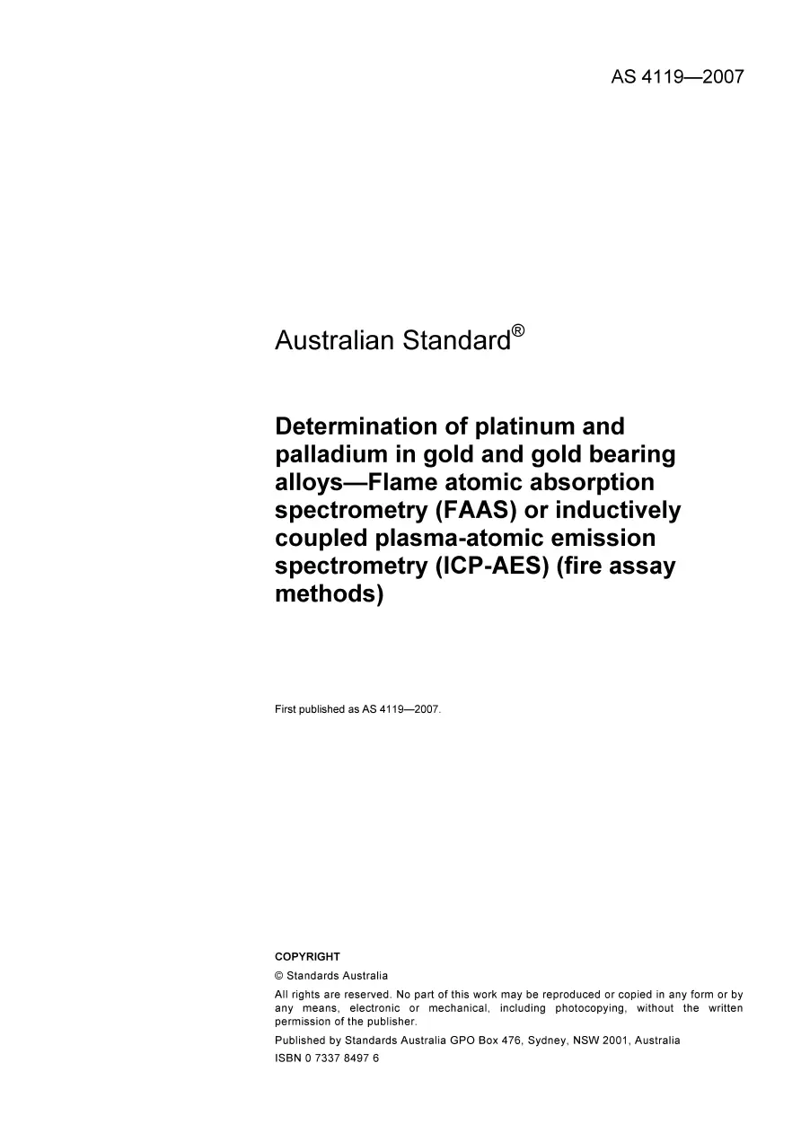 AS 4119-2007 AS 4119-2007 pdf