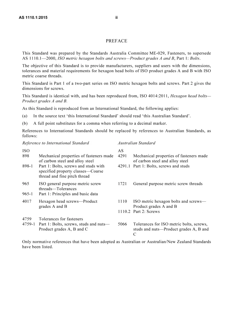 AS 1110.1:2015 pdf