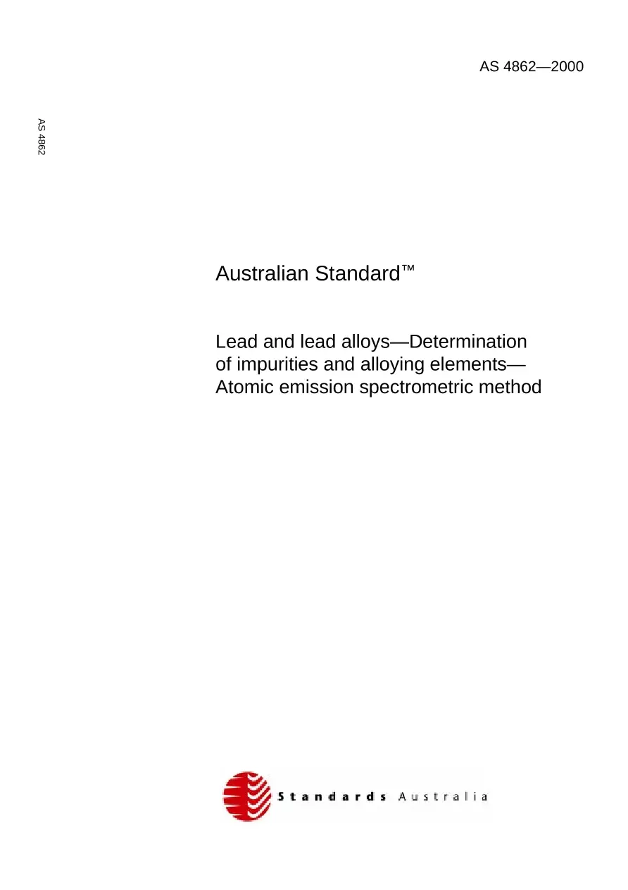 AS 4862-2000 AS 4862-2000 pdf