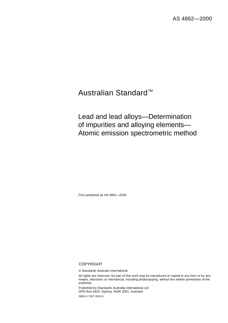 AS 4862-2000 AS 4862-2000 pdf