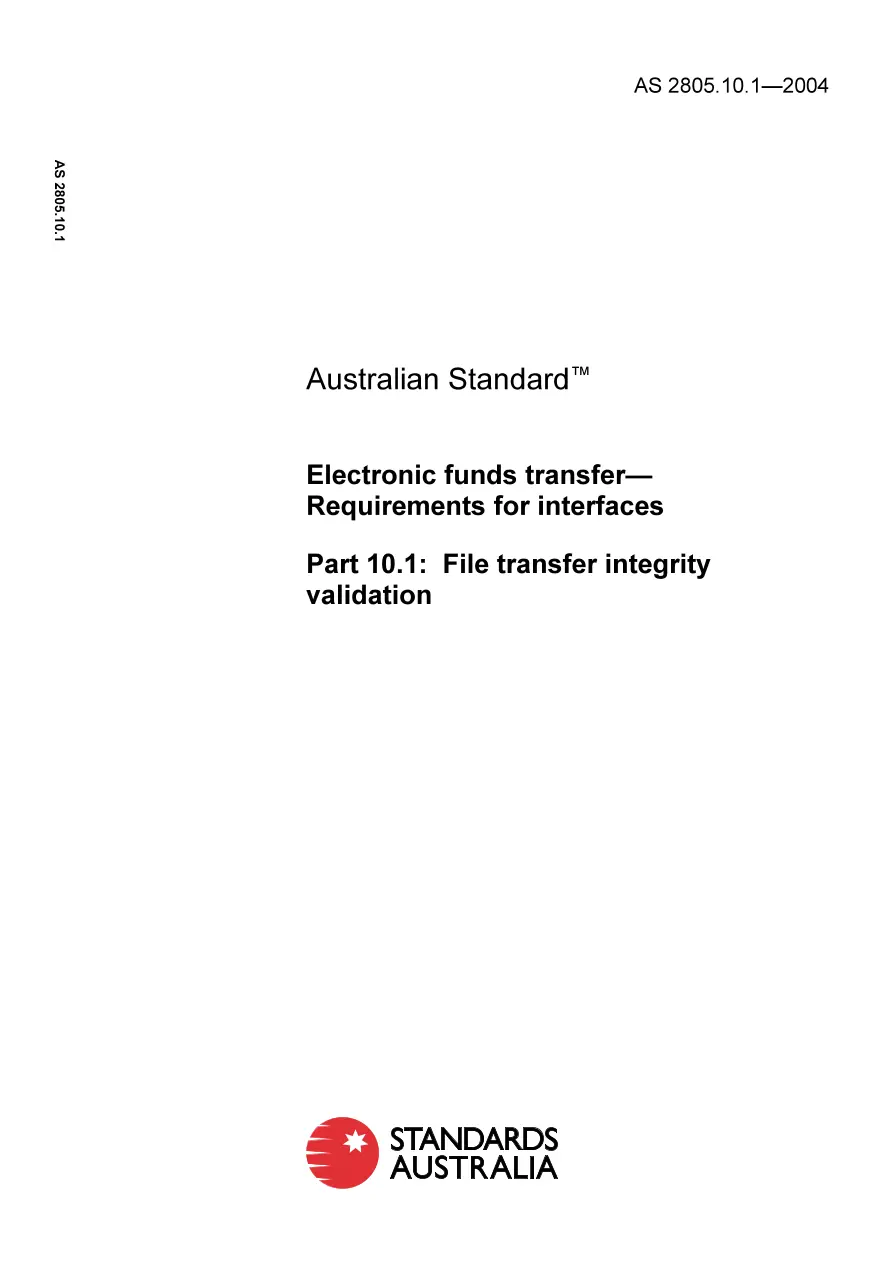AS 2805.10.1-2004 AS 2805.10.1-2004 pdf