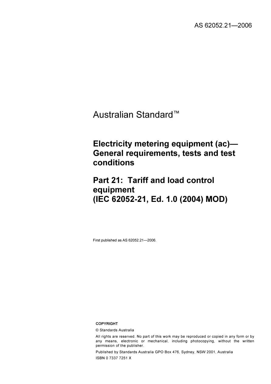 AS 62052.21-2006 AS 62052.21-2006 pdf