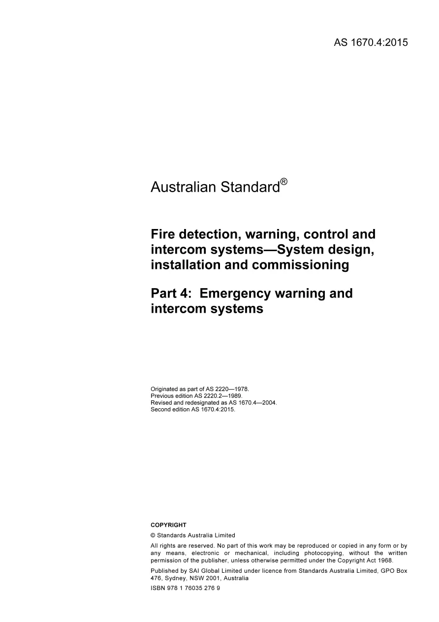 AS 1670.4:2015 pdf