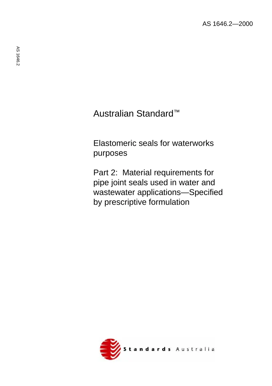 AS 1646.2-2000 AS 1646.2-2000 pdf