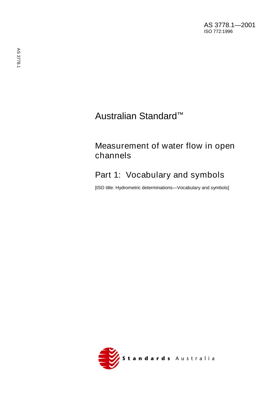 AS 3778.1-2001 AS 3778.1-2001 pdf