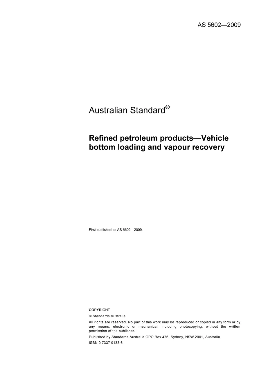 AS 5602-2009 AS 5602-2009 pdf