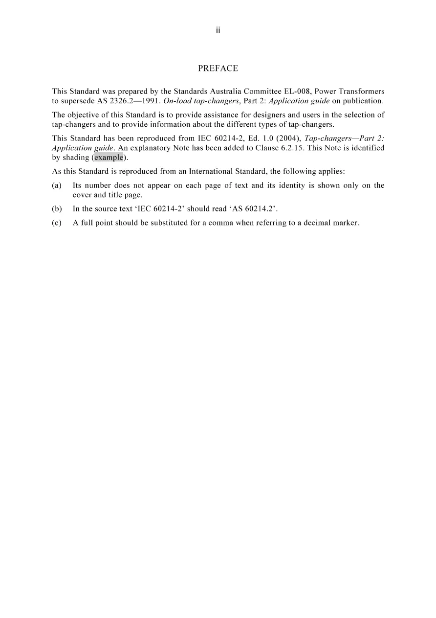 AS 60214.2-2006 pdf