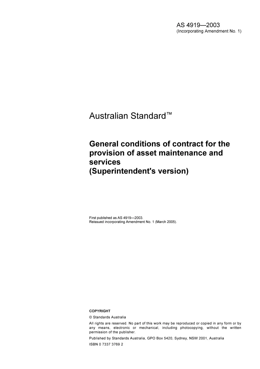AS 4919-2003 AS 4919-2003 pdf