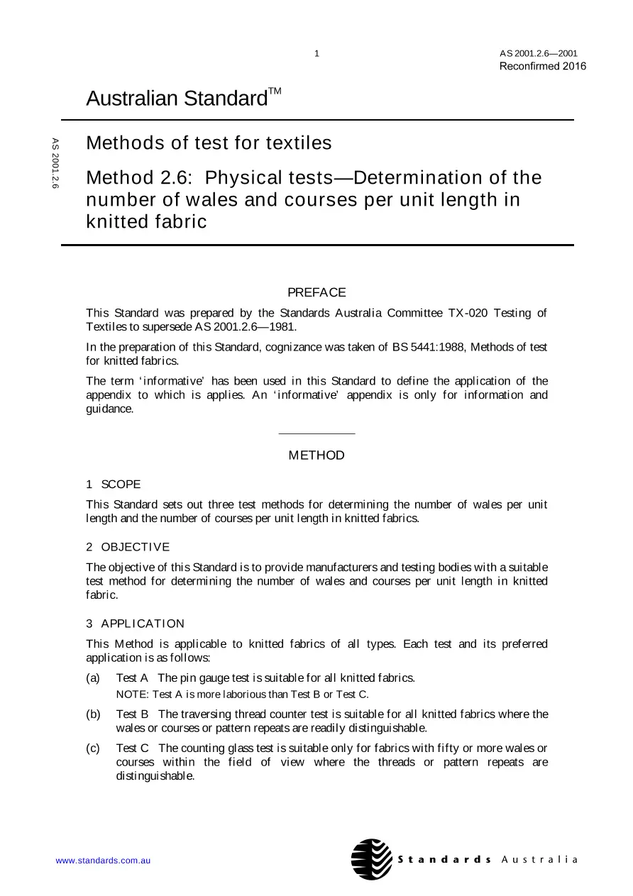 AS 2001.2.6-2001 AS 2001.2.6-2001 pdf